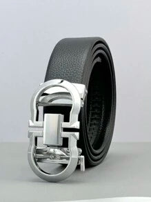 Men's Belt, Fashionable and Classic Casual Belt with Single Prong Buckle