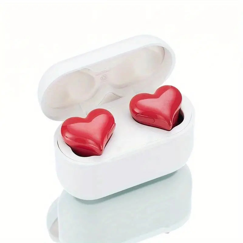 Auriculares inalámbricos Bluetooth en forma de corazón