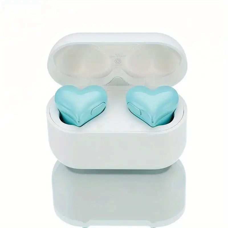 Drahtlose Bluetooth-Kopfhörer in Herzform