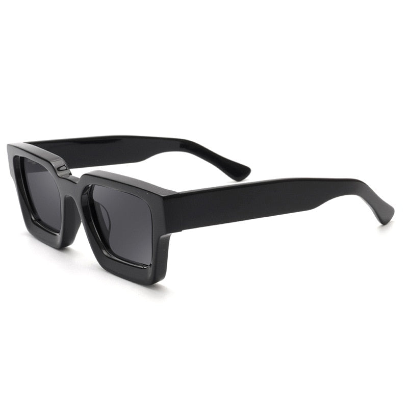 Crystal Acetate Square Sunglasses Men High Quality Polarized Driving