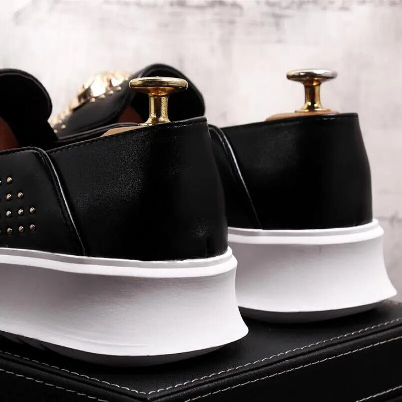 Loafer's fashion chunky men's fashion shoes