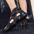 Men's Thick Soled Leather High Top Sports Sandals