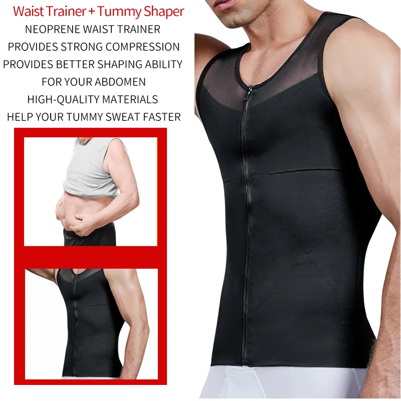 Men's Body Shaper Abdomen Slimming Shapewear Belly