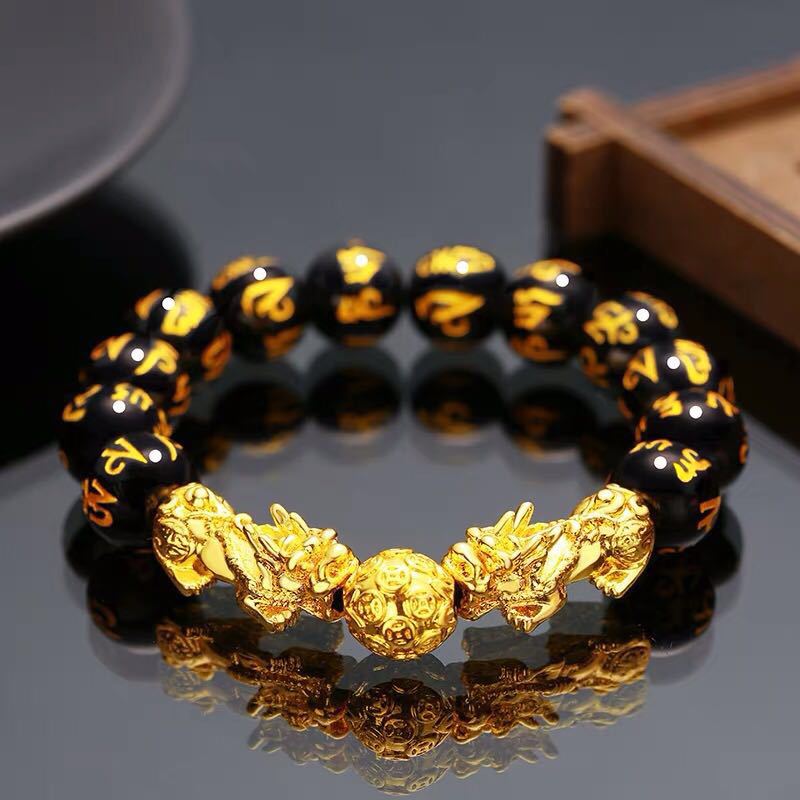 Feng Shui Men's Lucky Prayer Beads Bracelet