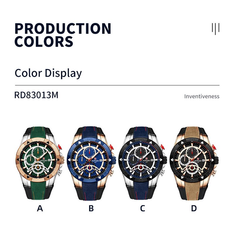 Quartz Wristwatch Silicone Band Waterproof Watches Luminous