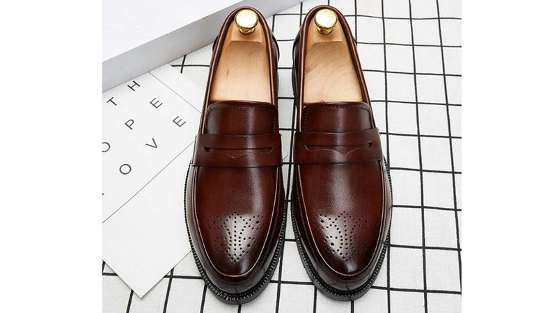 Luxury Brand Penny Loafers Men Casual Shoes Slip on