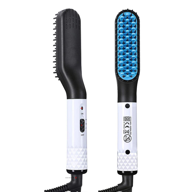 Straightener Electric Iron Heating Comb for Men Beard