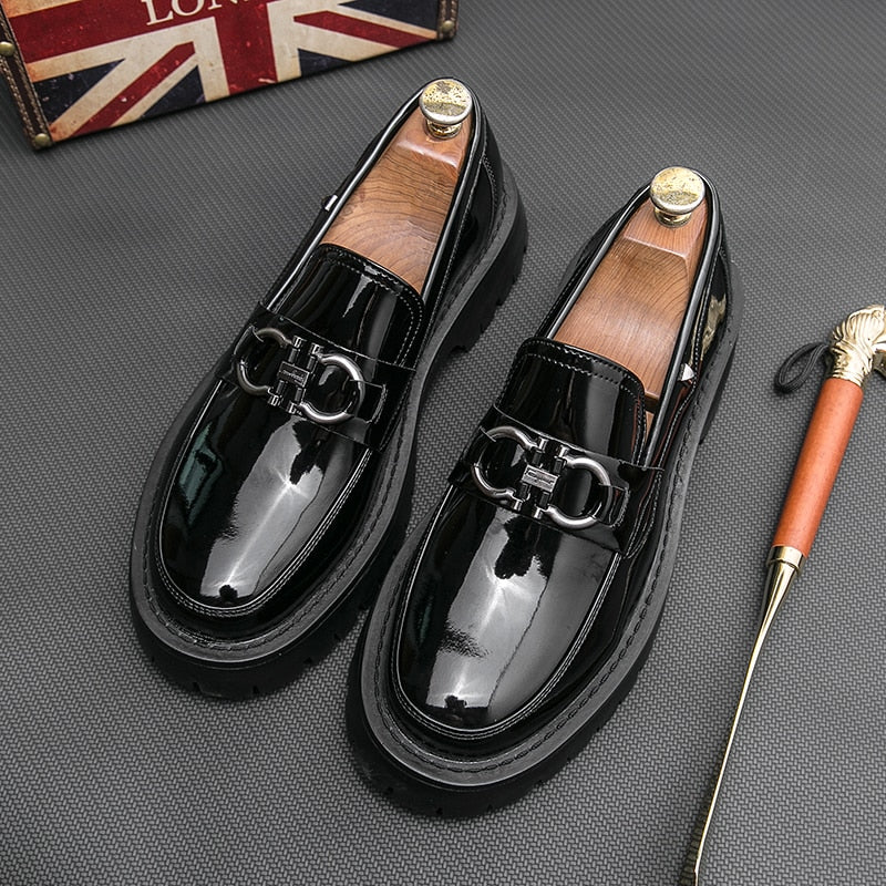 Genuine Leather Loafers Classic Italian Casual Shoes