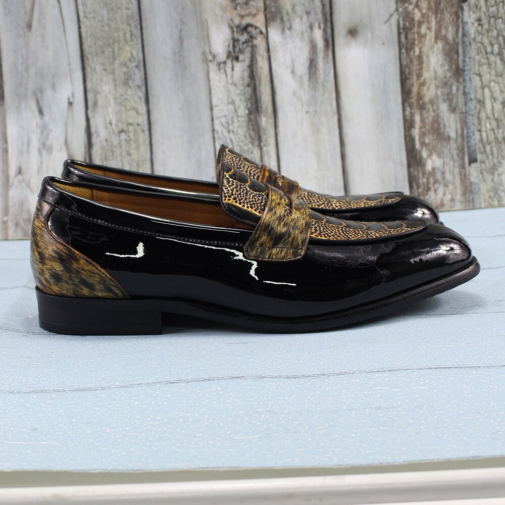 Penny Loafers Smooth Patent Leather Slip-On