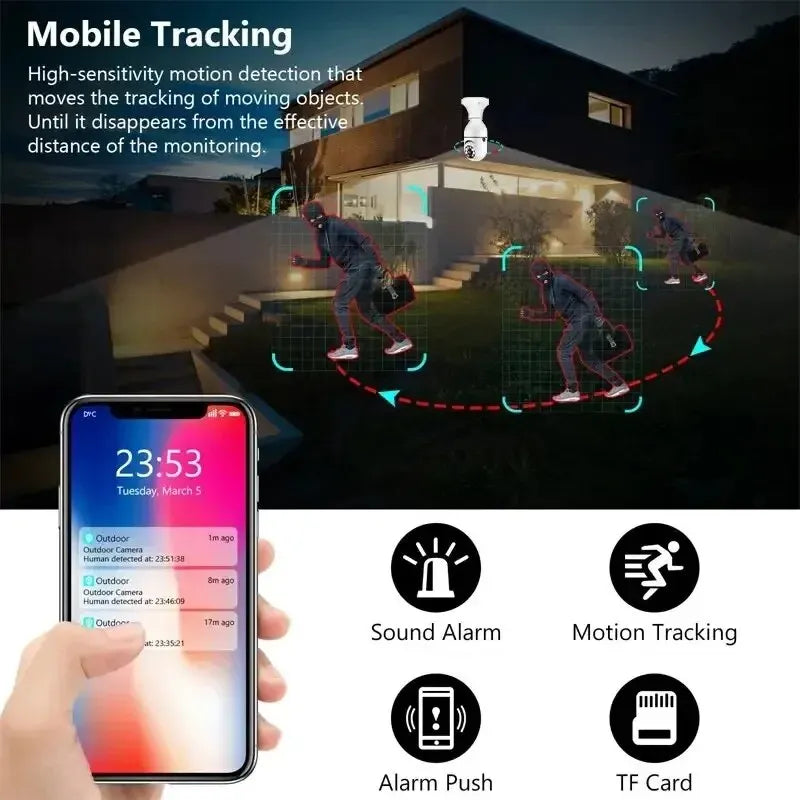 Duel Band Camera WiFi Two Way Voice AI Human Detection Night Vision