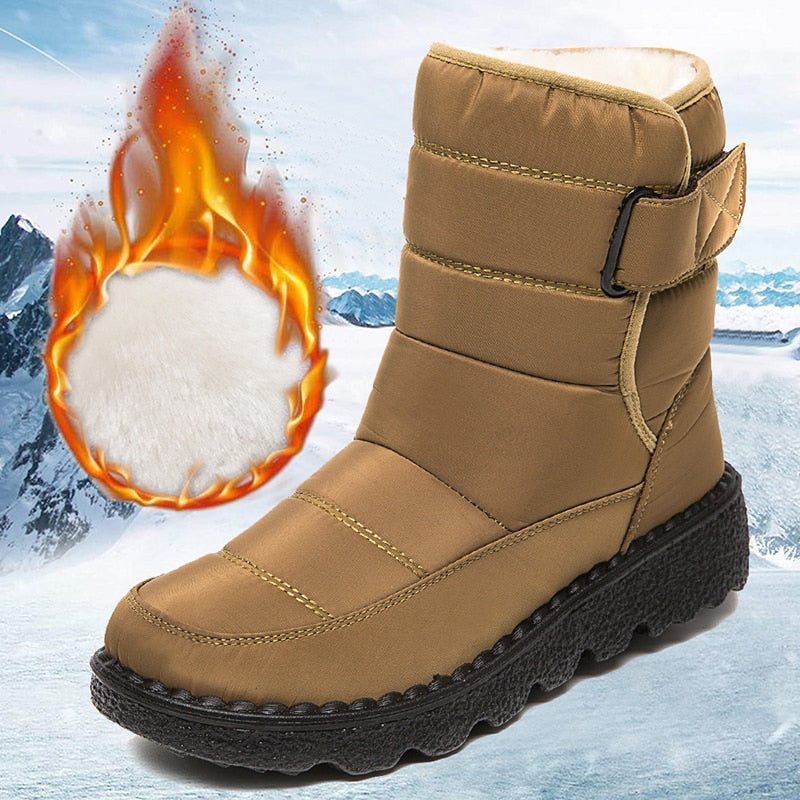 Non Slip Waterproof Snow Boots for Women