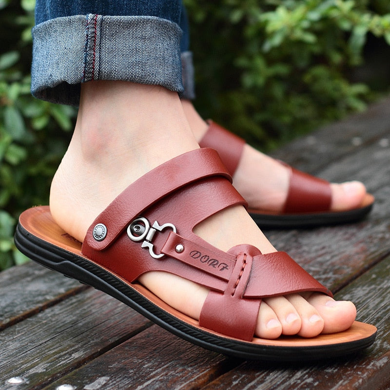 Sandalias de punta abierta Zapatos de playa de tendencia de moda