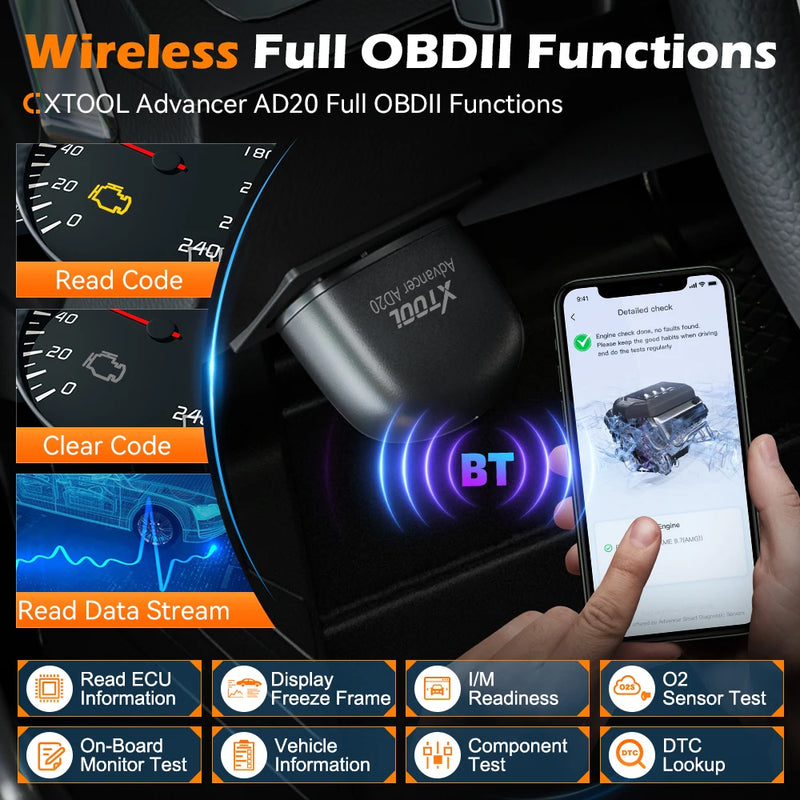 Scanner Diagnostica auto OBD2 Bluetooth 5.0