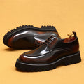 Men's Formal Shoes Comfortable Platform Luxury Genuine Leather