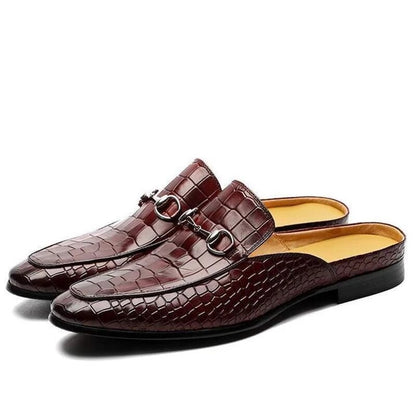 Zapatos de vestir de croc con relieve