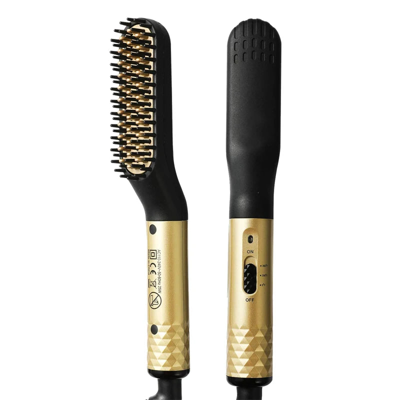 Straightener Electric Iron Heating Comb for Men Beard