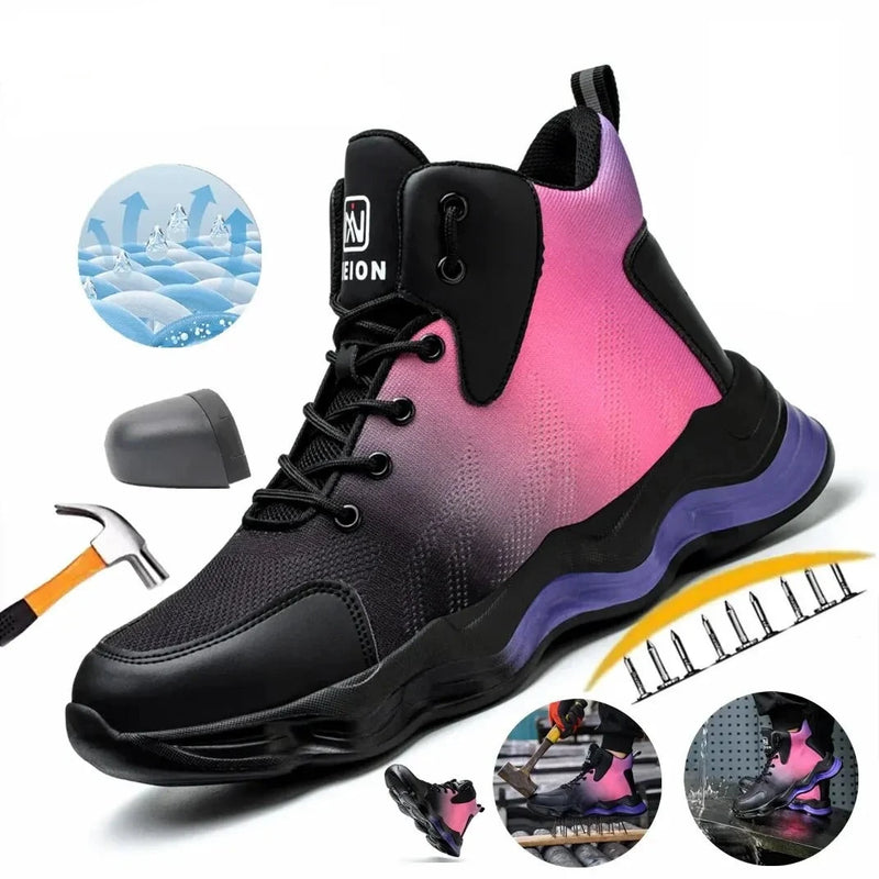 Indestructible Women Safety Shoes Work Shoes Anti-smash