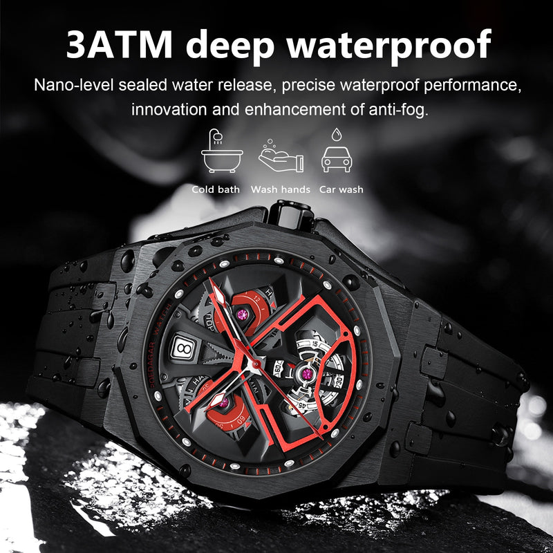 Luxury Man Wristwatch Military Waterproof Chronograph