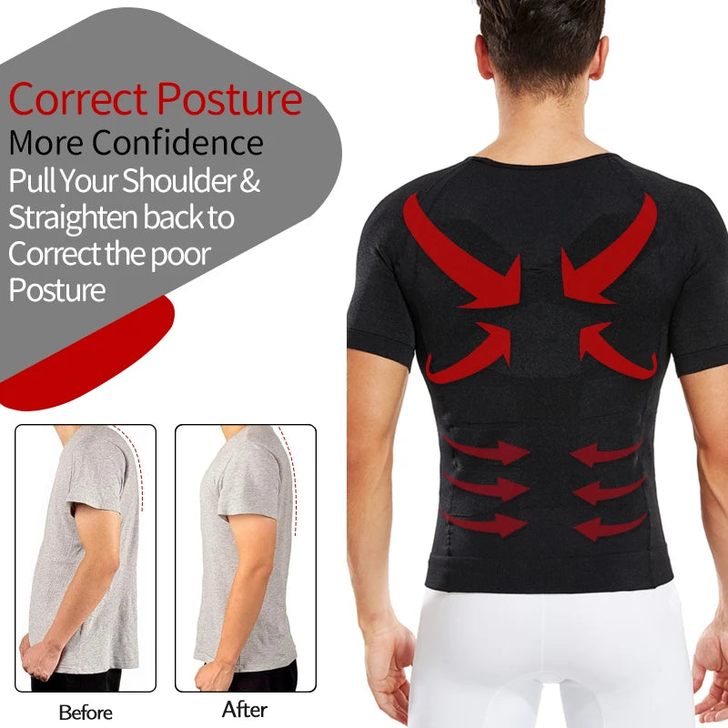 Men's Slimming Body Shaper Compression Shirt