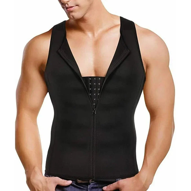 Men Body Shaper abdomen Corset Sweat Slimming Belt