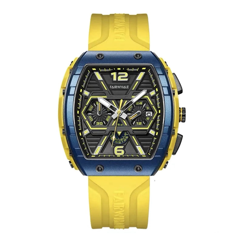 Luxury Fashion Men's Watches Famous Brand Sports Silicone Strap