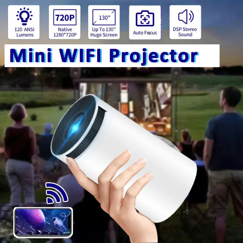 WIFI Projector 720P 4K Portable MINI Projector