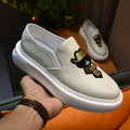 Genuine Leather Loafers Casual Sports Shoes Luxury Sneakers