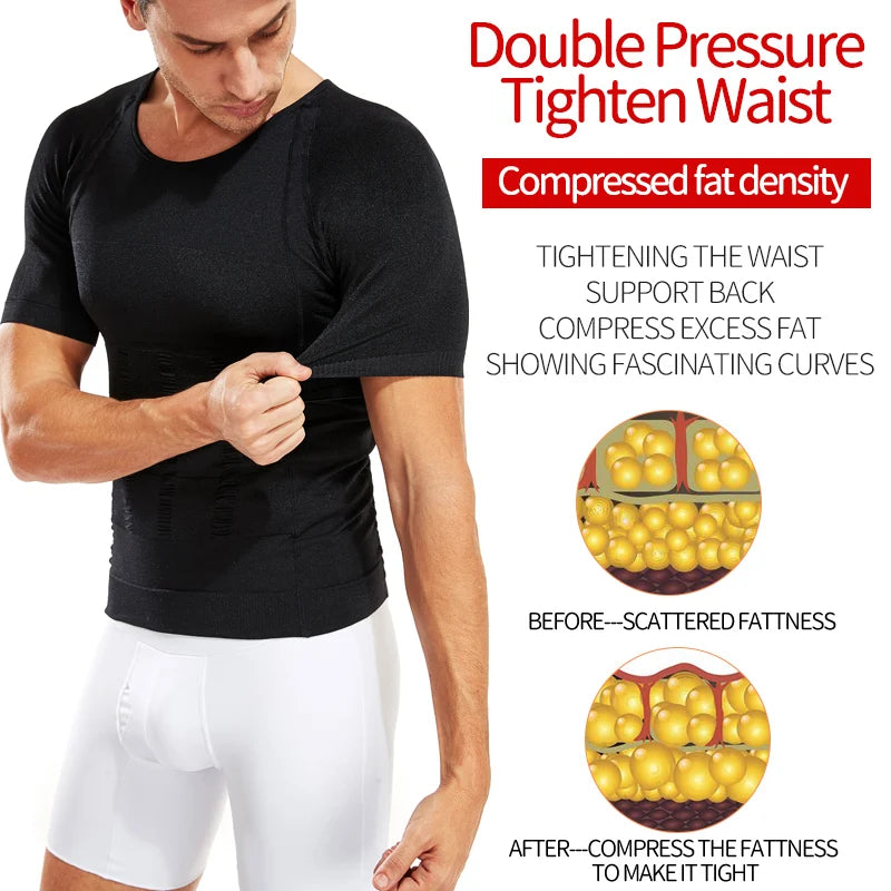 Men's Slimming Body Shaper Compression Shirt