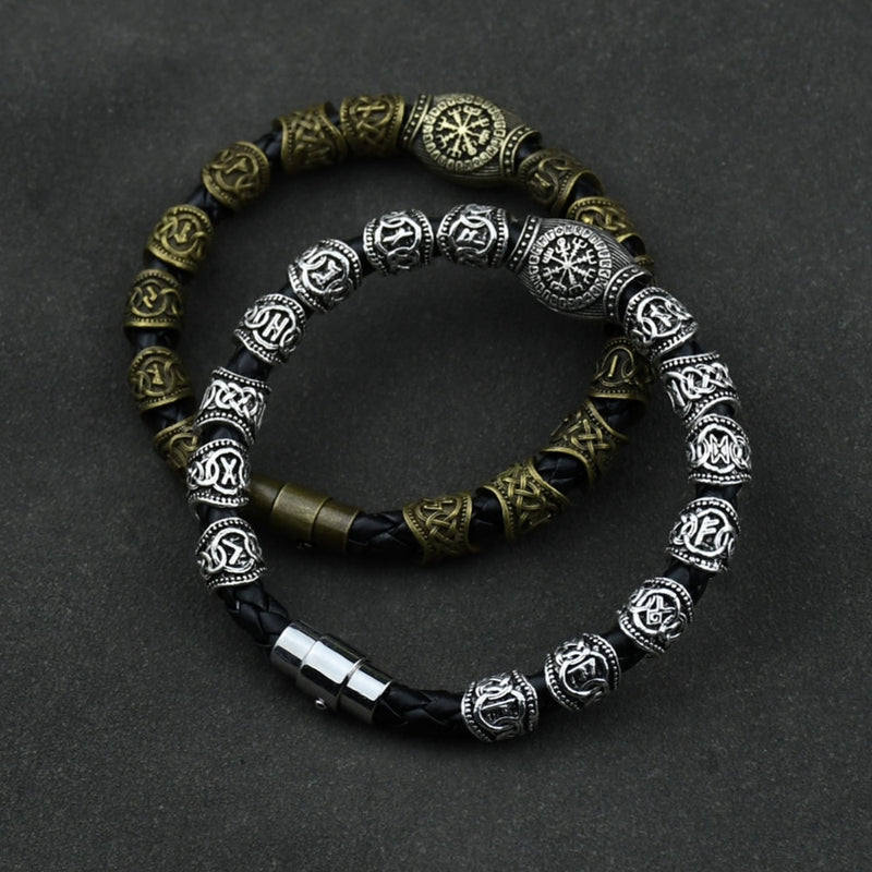 Compass Amulet Viking Bracelet Slavic