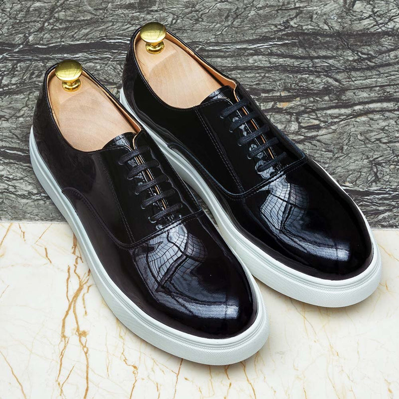 Men's Genuine Leather Casual Shoes Classic Lace-up