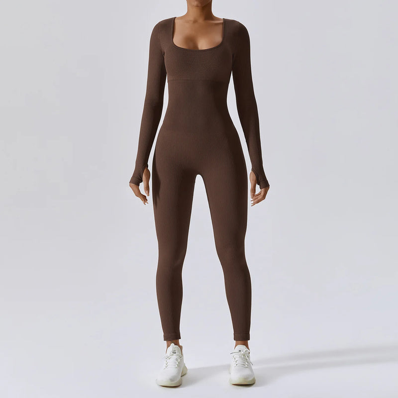Seamless Yoga Suit Women's Bodysuit
