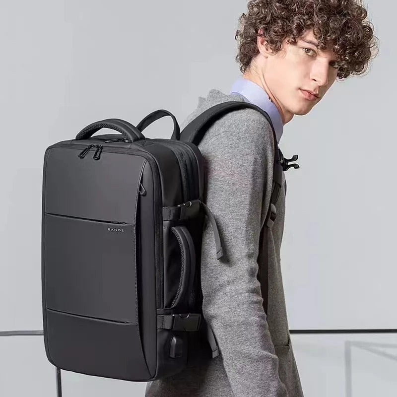 Travel BackpackExpandable USB Bag Large Capacity