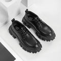 Leather Shoes Men New Chunky Platform