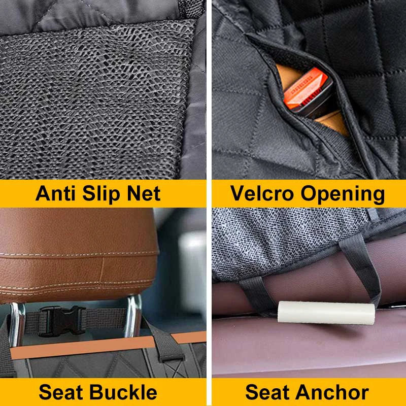 Hard bottom car seat extender Dog Car Seat Cover Waterproof