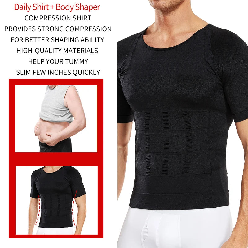 Men's Slimming Body Shaper Compression Shirt