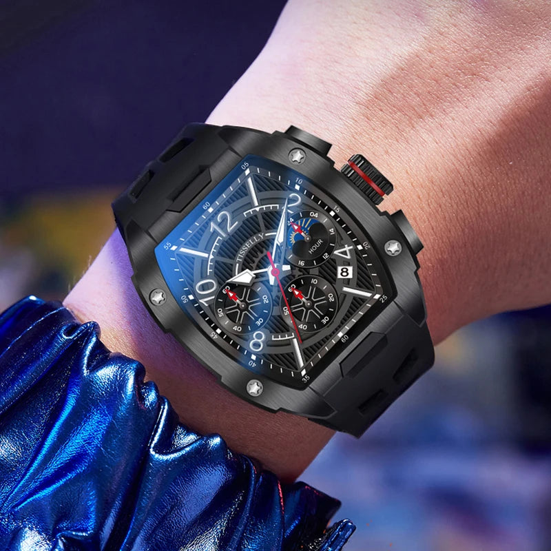 Men Quartz Wristwatches for Men Wristwatch Chronograph
