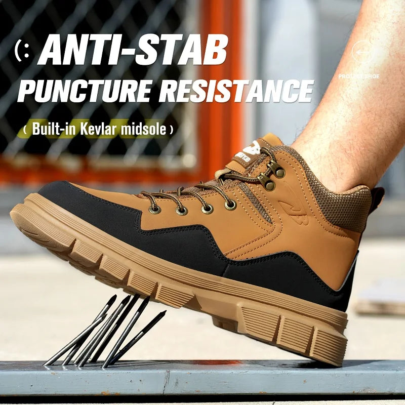 Anti Puncture Work Boots Safety Shoes Steel Toe Shoes