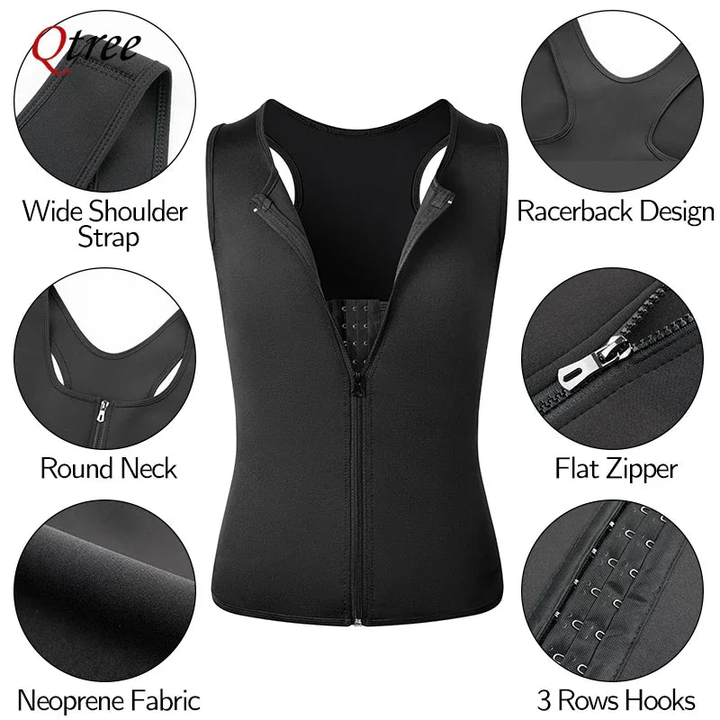 Men's Compression Shirt for Slimming Sauna Sweat Body Shaper