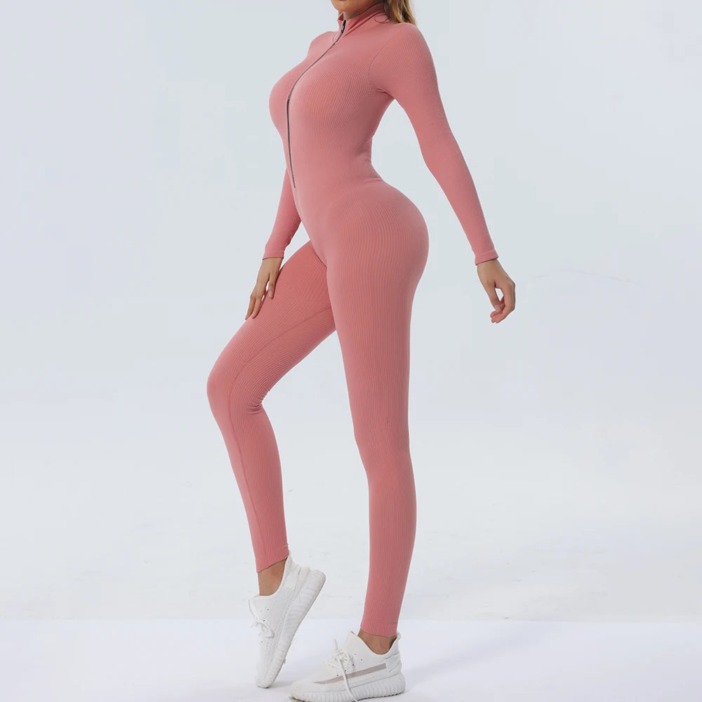 One Piece Yoga Suit Women Gym Clothes Fitness Workout Set