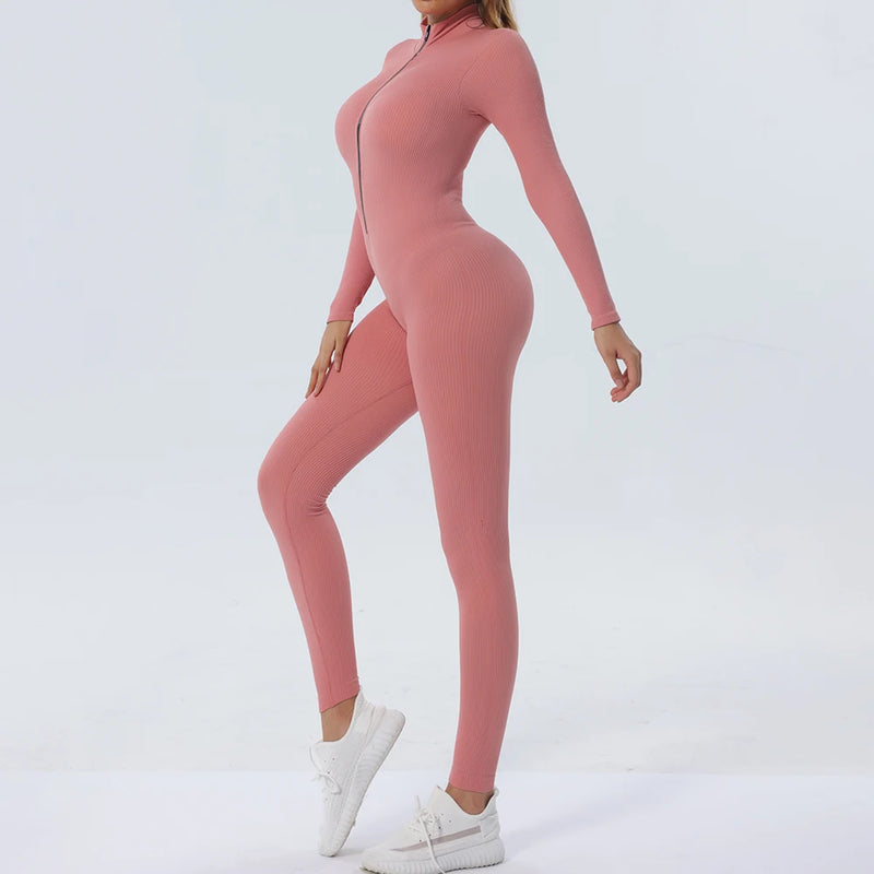 One Piece Yoga Suit Women Gym Clothes Fitness Workout Set