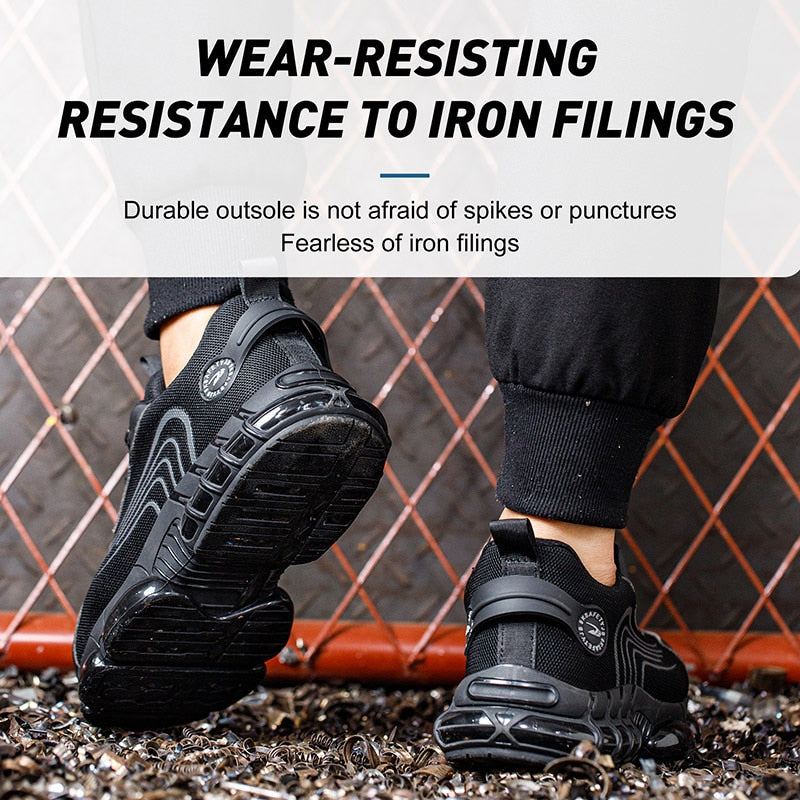 Work Sneakers Indestructible Shoes Steel Toe