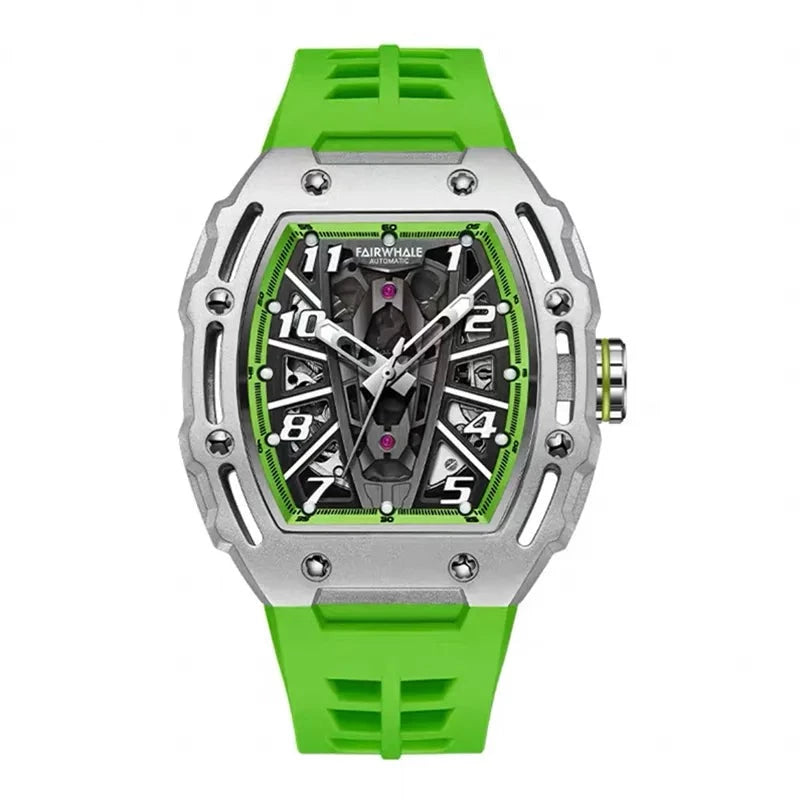 New Mechanical Shape Skeleton Tourbillon Automatic Watches