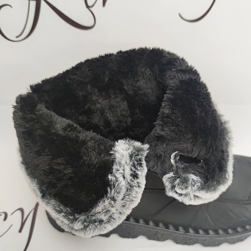 Waterproof Winter Boots for Women Warm Cotton