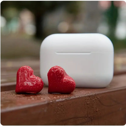 Casque sans fil Bluetooth en forme de cœur