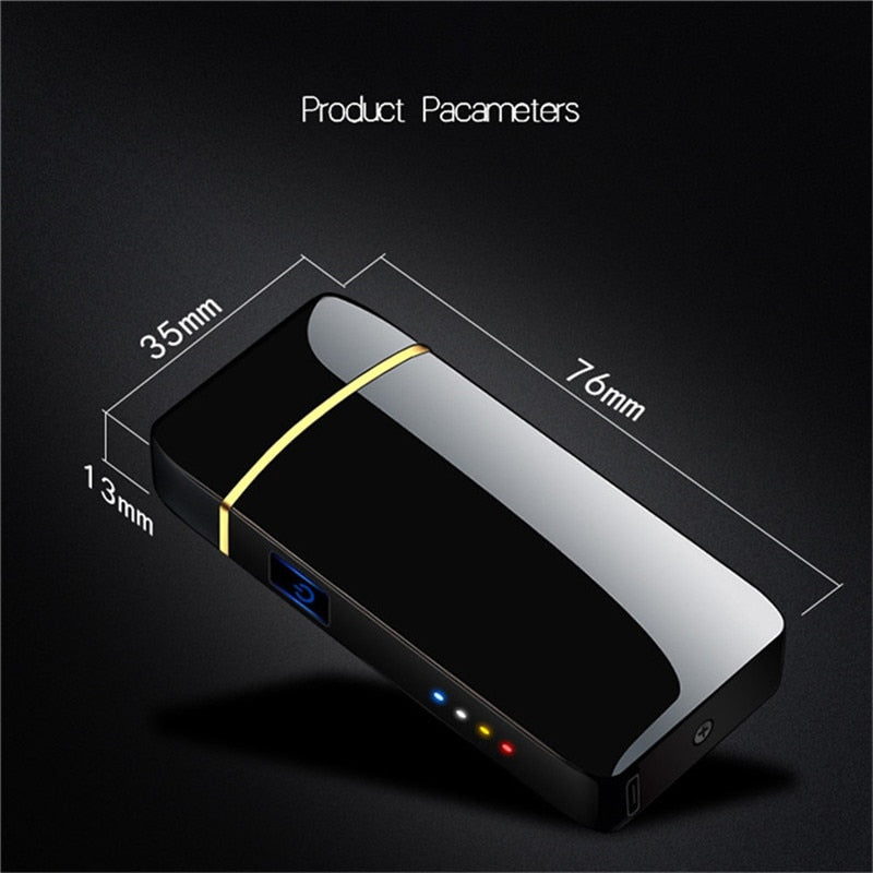 Rechargeable USB Lighter LED Power Display