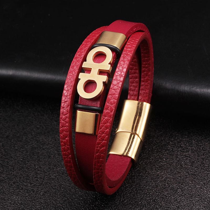 Leather Charm Bracelets New Brand Stainless Steel