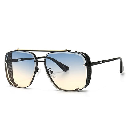 Hombres marca diseño gafas de sol marco de alta calidad