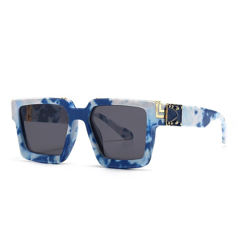 Herren Anti-Blaulicht-Brille Retro klare quadratische optische Brillenbrille