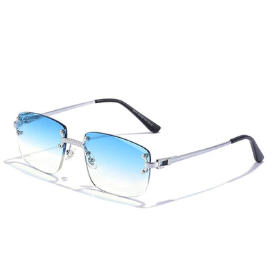 Rimless Square Sunglasses Men TOP Quality