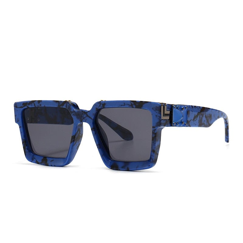 Herren Anti-Blaulicht-Brille Retro klare quadratische optische Brillenbrille